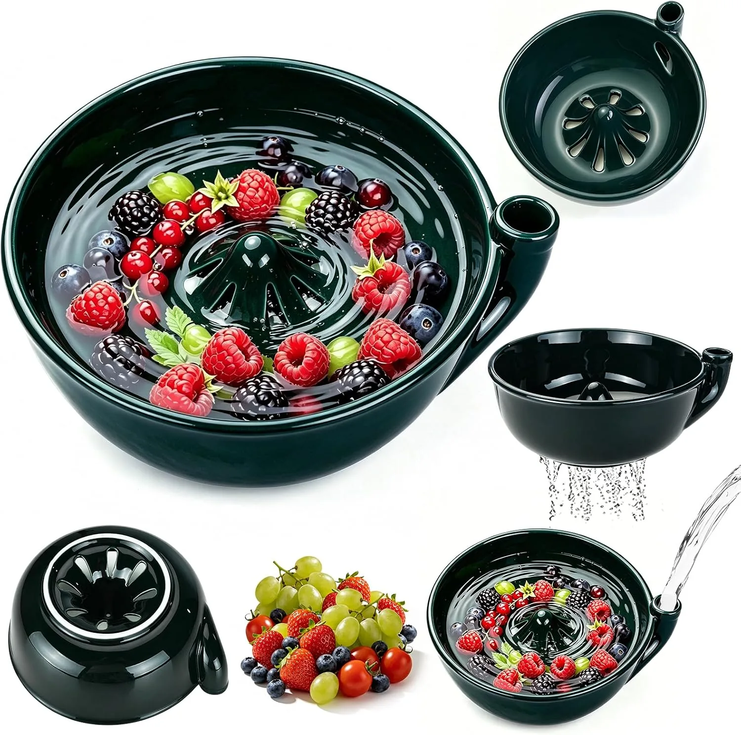 berry bowl self spinning berry washers brand intro